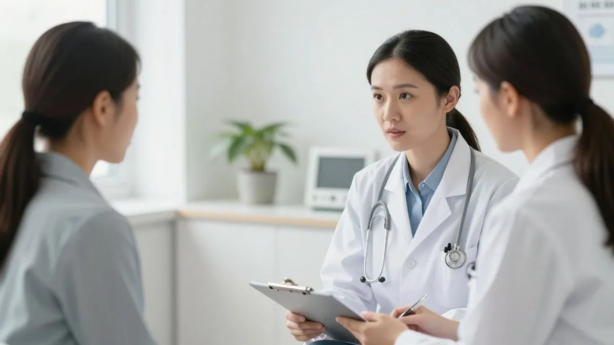 Consulta médica para avaliação hormonal