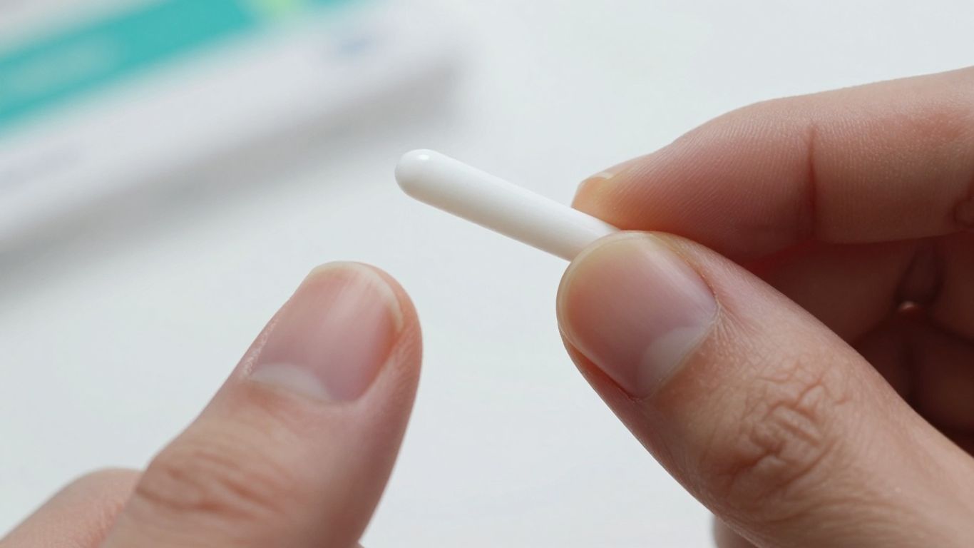 Implante hormonal em close-up